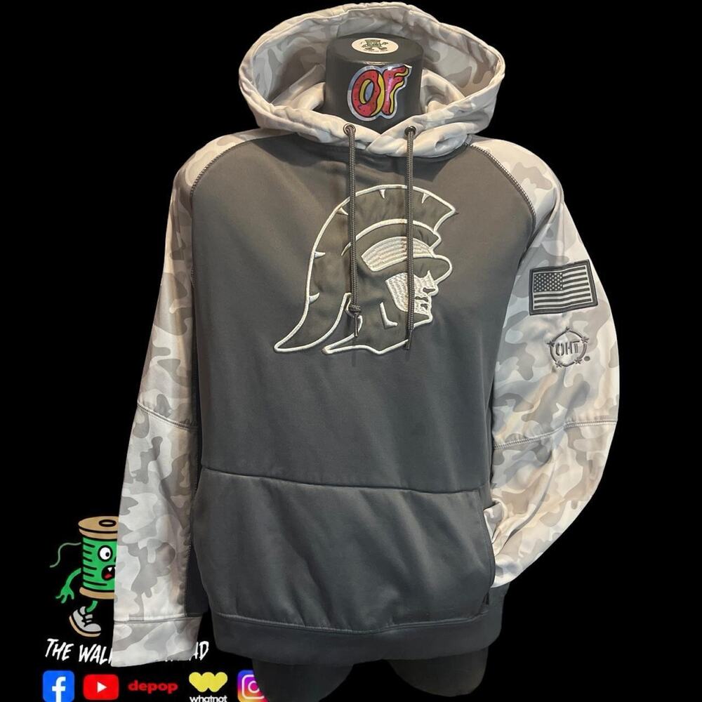 USC Spartans Salute To Service OHT Military Appreciation Hoodie Size Large